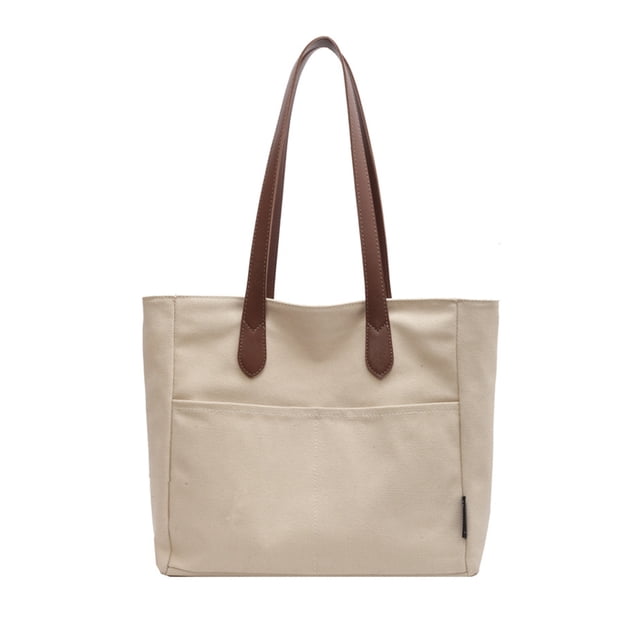 Bolsas de lona grandes con cremallera, bolsas de lona grandes - Bolsa de lona multiusos para la compra