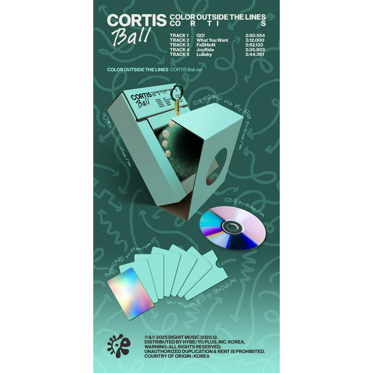 CORTIS - [COLOR OUTSIDE THE LINES] 1st EP Album CORTIS BALL