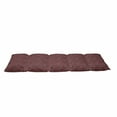 thumbnail image 2 of East Floor Pillow Lounger Cover, Pattern Based on Traditional Vintage Twists Lines Spirals, Nap Mat Printed Fabric Case for 5 Pillows, 88" x 36", Dark Coral Orange Green, by Ambesonne, 2 of 5