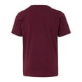 thumbnail image 2 of Next Level Boys' Maroon Cotton Premium Short-sleeved Crew T-shirt, 2 of 4