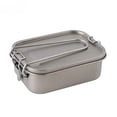 thumbnail image 2 of 800ml/1200ml Titanium Alloy Lunch Box Portable Bento Dinner Box for Outdoor Use, 2 of 18