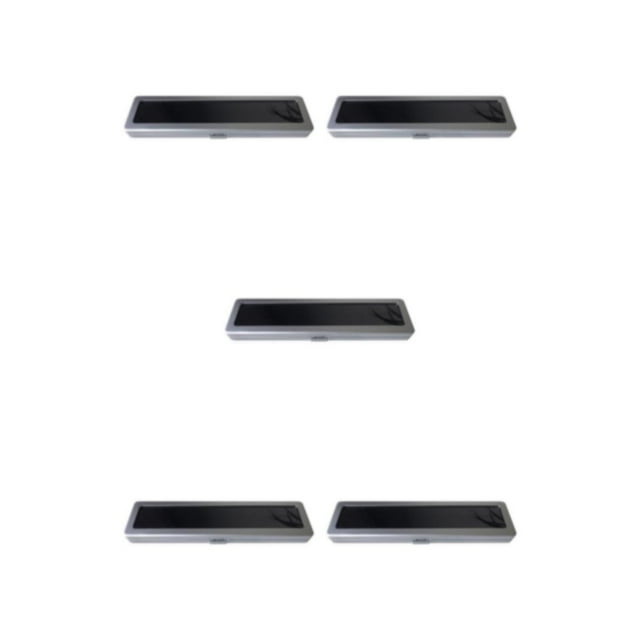 maskred Boîte de Rangement pour Boîte à Bijoux en Métal pour Diamant Poli Argent 5Set