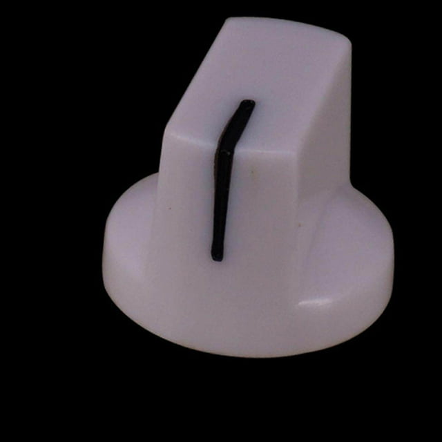 justharion 12 Pcs Guitar Speed Control Top Hat Knobs for Electric Guitar White