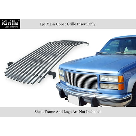 Gmc Suburban Grill - Fits 1994-1999 GMC Sierra/C/K Pickup/Suburban Stainless Steel Billet Grille Grill #G85012C