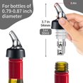thumbnail image 3 of Automatic Measured Bottle Pourer - Pack of 3, 1 oz (30 mL) Quick Shot Spirit Measure Pourer Drinks Wine Cocktail Dispenser Home Bar Tools - PORE0016 (3), 3 of 7