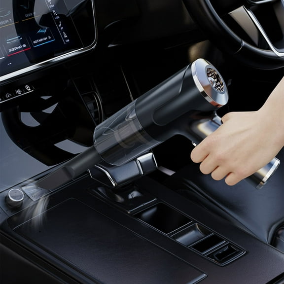 Uiz Merueh Portable Car Vacuum Mini Portable Car Hand Vacuum Cleaner Rechargeable Lightweight Powerful Suction Portable Vacuum for Car Home Cleaning