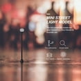 thumbnail image 3 of 12Pcs Plastic Post Lamp Microscopic Model Streetlight Miniature Landscape Lamp, 3 of 8