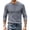 #0059-Dark Gray, variant on Men's Henley Button Placket Tee Long Sleeve Polyester Blend Casual Relaxed Fit Regular