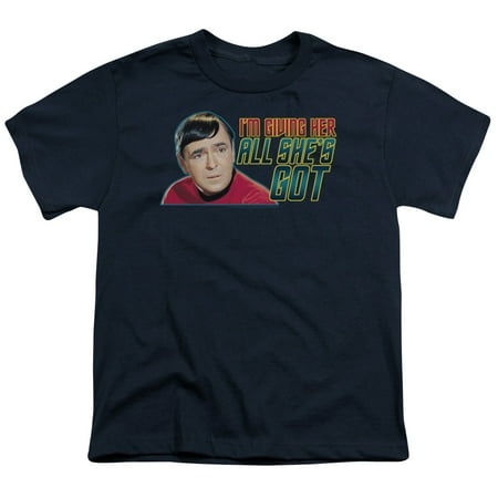 - Star Trek/All She'S Got S/S Youth 18/1 Navy Cbs192