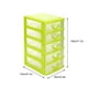 thumbnail image 2 of Uuiauoio 5-Layer Clear Desk Organizer with Drawers Versatile Desktop Storage Box for Office Supplies Makeup Jewelry Compact Plastic Drawer Cabinet 5.12X3.54X7.09 Inches, 2 of 3