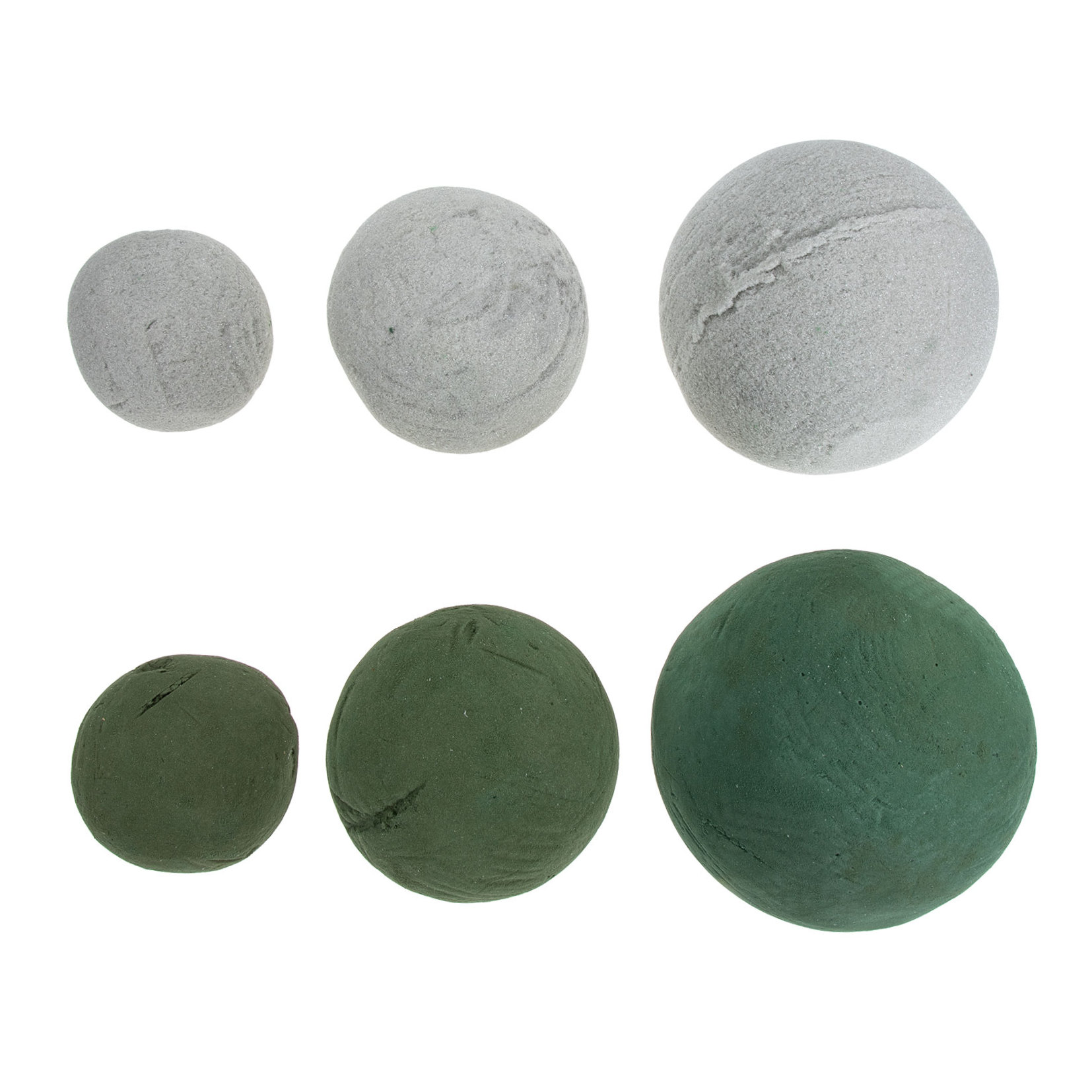FONDOTIN 6Pcs Spherical Flower Foams Green Floral Accessory for Home Decoration and Flower Art