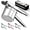Black, variant on MINTEEM 15oz Potato Ricer,Long Handle Heavy Duty Stainless Steel Potato Masher Kitchen Tool, Press and Mash Kitchen Gadget For Perfect Mashed Potatoes