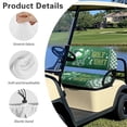 thumbnail image 6 of HUIACONG Golf Ball Cartoon Non-Slip Golf Cart Seat Towel Blanket, Cute Easy Care Universal Fit Golf Cart Seat Covers Kit for Standard Front Bench Seats on Golf Carts EZGO, 6 of 7