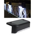 thumbnail image 4 of Lámpara de luz de energía solar LED al aire libre Lámpara de cubierta de jardín Decoración de patio trasero Blanco Luz Negro Sharpla luz de cubierta al aire libre, 4 of 8
