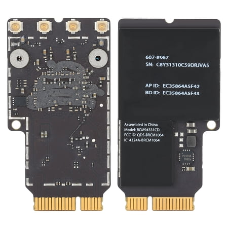 Suodoka BCM94331CD Mini PCI-E WiFi Card Wireless Network Card for iOS iMac A1418 A1419, High-Speed Dual-Band Internet Adapter (5.00 x 4.00 x 1.00 inches / 12.7 x 10.2 x 2.5 cm)