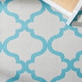thumbnail image 5 of SAFAVIEH Machine Washable Rug Indoor/Outdoor Bermuda Collection - Bermuda Tamaya Geometric Machine Washable Indoor/Outdoor Area Rug, Beige/Aqua, 6'7" x 9'2", 5 of 10