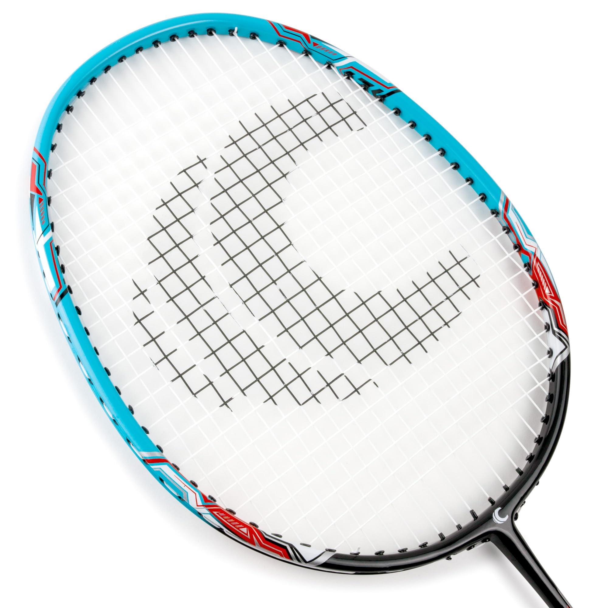 Cannon Sports Badminton Racket Set Includes 2 Racquets, 6 Shuttlecocks, Carry Bag Perfect for Backyard, Beach, Park Play (White)