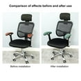 thumbnail image 5 of EIMELI Office Chair Covers 1 Pair Decorative Easy to Install Useful Nude Color Chair Armrest Pads, 5 of 5