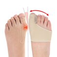 thumbnail image 2 of 2 pares-Corrector de valgo día y noche, alisador del dedo gordo, fundas protectoras alisadoras del dedo gordo para amortiguar Hallux Valgus, dedo en martillo, alivio del dolor, 2 of 5