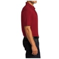 thumbnail image 4 of Yellow Rooster Mens Short Sleeve City Stretch Polo Garnet L, 4 of 4