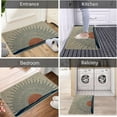 thumbnail image 6 of Boho Door Mat Indoor Entrance Welcome Outdoor Doormats Entry Area Rug - Non-Slip Rubber Mat Low Profile Dirt Trapper - Bohemia Sun, 17x30 inch, 6 of 6