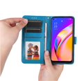 thumbnail image 5 of Funda tipo cartera GANGXUN para OPPO A95 5G , diseño girasol, cuero PU, soporte, cierre magnético, tarjetero, 5 of 5