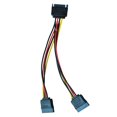 thumbnail image 1 of Adaptador de cable divisor SATA de alimentación en Y de 6 pulgadas (macho/hembra), 1 of 5