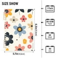 thumbnail image 2 of FORMRS 1-Subject Spiral Notebook 8" x 5" College Ruled 60 Refillable Sheet A5 Hard Cover, 2 Pack, Beige Retro Flower, 2 of 7
