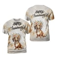 thumbnail image 3 of Happy Anniversary Dachshund Celebrates Wedding Love Family Party All Over Print 3D Shirt Unisex Merch Wiener Dog Lover Gifts Idea - 01015, 3 of 6