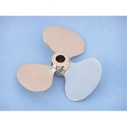 Handcrafted Model Ships Brass Propeller Paperweight 4 in. Nautical Accents Decorative Accent