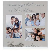 FAMILY 3-opening collage displays 5x7 1 6x4 2 frame