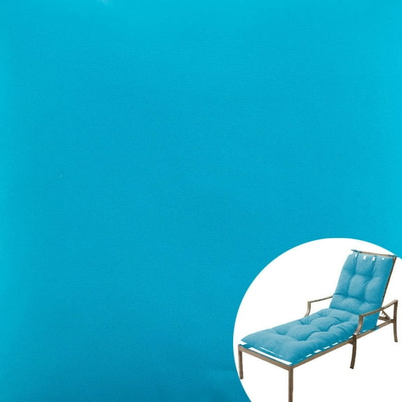 The Lakeside Collection Chaise Lounge Cushion - Solid Color Outdoor Lounge Chair Cushion - Navy