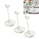thumbnail image 1 of Soporte De Tarjetas De Mesa De Mesa En Forma De Corazón Pantalla De Fotos De La Tarjeta De Placa De Hierro Para Bodas Restaurantes Decoración Del Hogar Número De Mesa Elegante, 1 of 7