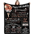 thumbnail image 1 of LHSHID 60th Birthday Gifts for Women Men Best 60th Birthday Gift Ideas Happy 60th Birthday Gifts Decorations Women 1963 60th Birthday Blanket Funny 60 Year Old Gifts for Mom Dad Sister 50x60in, 1 of 6