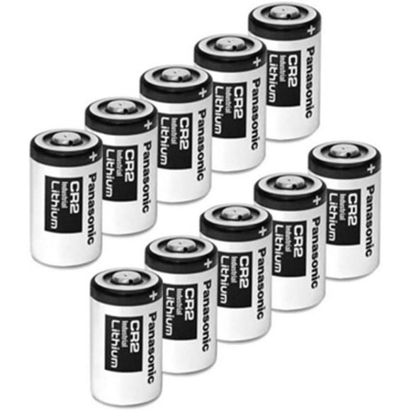 10 x CR2 Panasonic Industrial 3 Volt Lithium Batteries