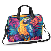 Herdesigns Parrot Laptop Bag for Women Men, Computer Case Briefcase Messenger Bags, 15-15.6 inch Laptop Sleeve Shoulder Bag