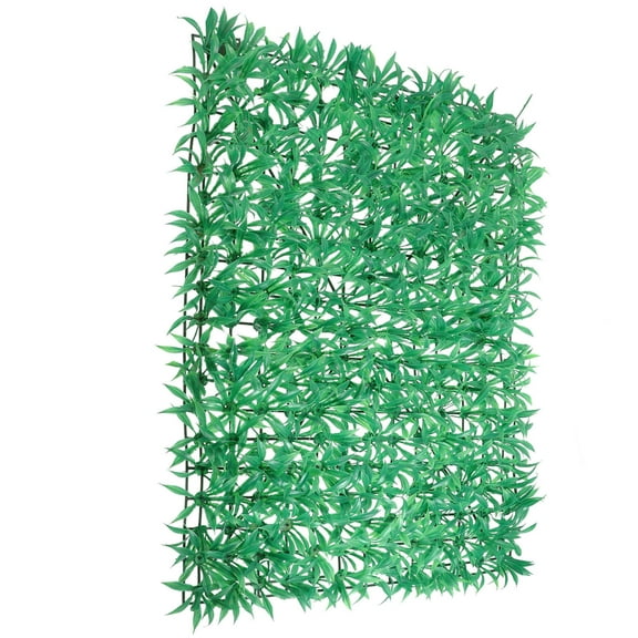 FONDOTIN 1Pcs Wall Panel Green PVC Rectangular for Indoor Outdoor Decorative Background Wall Homeowners
