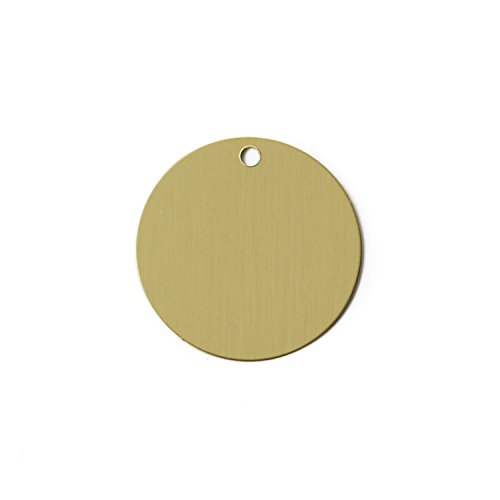 20 Gauge Brass 20 Pack 1 Round .032 RMP Stamping Blanks