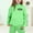 Light Green, variant on Hoodie Outfits Set Fall 2 Pieces Long Sleeve Hoodie And Sweatpants Outfits Athletic Preppy Clothes