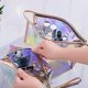 thumbnail image 4 of Trousse De Toilette Laser Illusion, 2 Trousses De Toilette Pour Femmes, Trousse De Toilette De Voyage Transparente En Tpu Souple Et Portable, 4 of 5