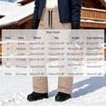 thumbnail image 4 of AHTJRT Womens Snow Pants Packable Winter Waterproof Windproof Outdoor Ultralight Warm Down Ski Pants Trousers Elastic Waist Going Out Play Trousers, 4 of 9