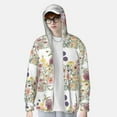 thumbnail image 2 of Kdxio Autumn Garden Print Women Men Sun Protection UPF 50+ Jackets Zip Up Long Sleeve Hoodie Hiking Lightweight with Pockets, 2 of 7