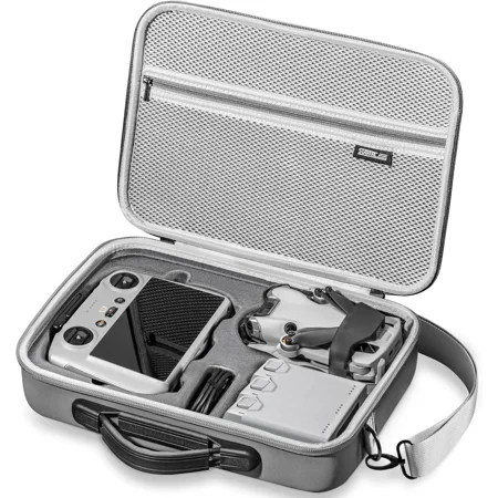 STARTRC PHOTO Portable Carry Bag for DJI Mini 4 Pro Fly More Combo, Travel Shoulder Bag for RC 2 Controller and Drone Accessories