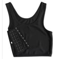 thumbnail image 2 of Camiseta sin mangas con corsé corto con triple fila de ganchos y forma saludable, 2 of 5