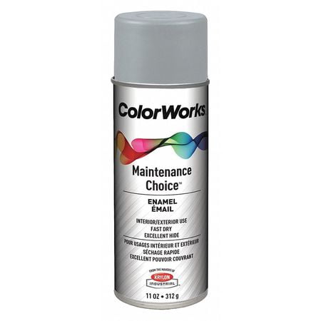 Spray Paint, Light Machinery Gray, Gloss KRYLON (Best Paint For Industrial Machinery)