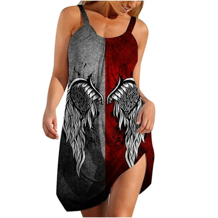 

Sweater Dresses for Women 2022 White Corset Dress Women s Casual Sleeveless Sling Dress V Neck Summer Casual Printing Dress Party Winter Dresses for Women 2022 Gray XL