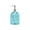 Blue, variant on AYktou 450Ml Home Soap Dispenser, Pineapple Style Glass Hands Lotion Bottle Dispenser Liquid Dispenser, Household Body Wash Pump Bottle Bathroom Lotion Refill Bottle Toilet Set Refill Bottle, Orange