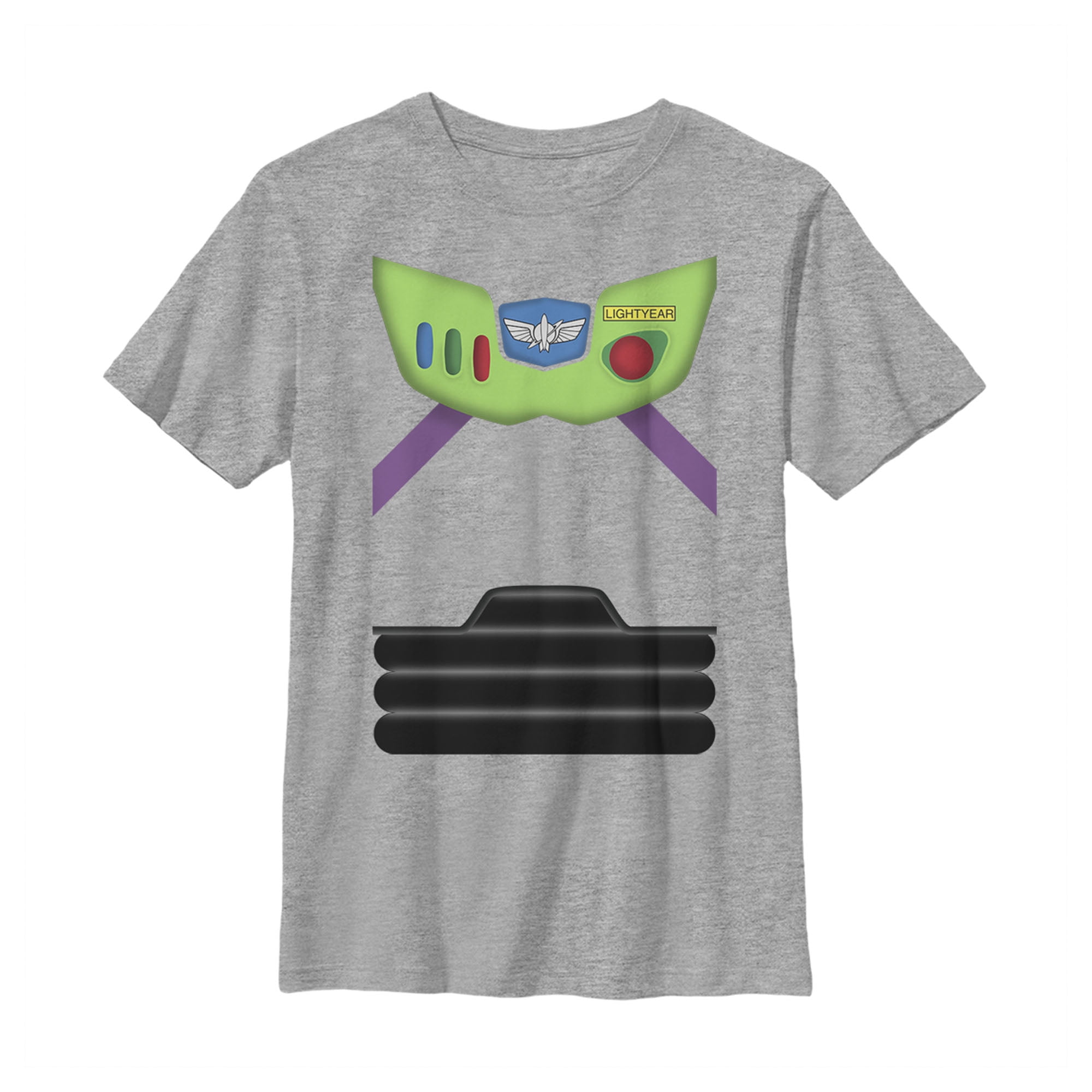 Boy's Toy Story Buzz Lightyear Costume Tee  Graphic Tee Athletic Heather Large