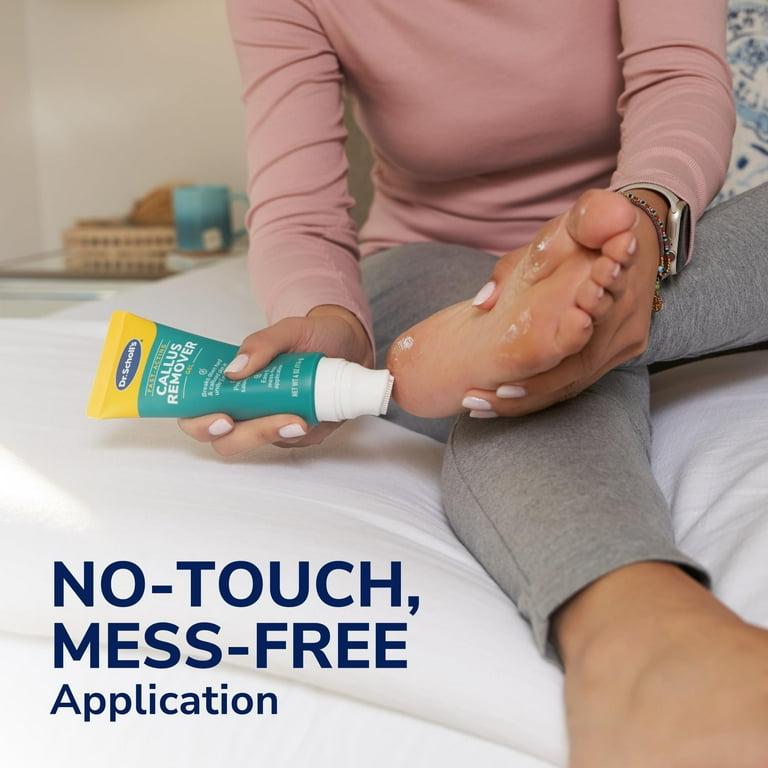 Scholl's Fast Acting Callus Remover Gel Kit, Foot File