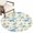 White, Cornflower Blue, Olive, Peach, variant on Hallway Runner Rug 2x6ft Brontosaurus Tropical Leaf Washable Runner Rug Non Slip Non-Shedding Low-Profile Blue Yellow Dino Eggs Retro Long Bathroom Floor Carpet Rugs for Kitchen Entryway Bedside